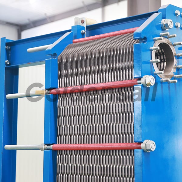 wide gap plate heat exchanger