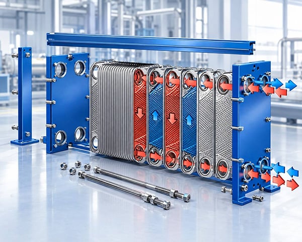 gasketed plate heat exchanger construction