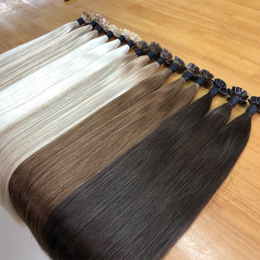 Damage-Free Installation of Keratin Tip Hair