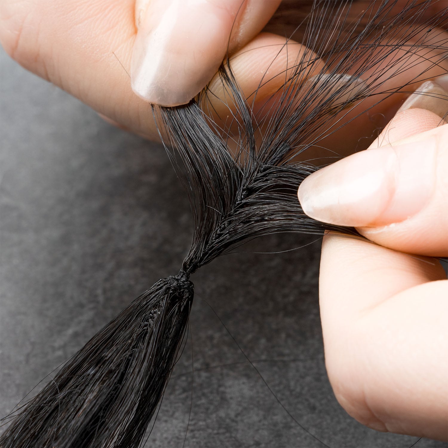 Extensions capillaires vierges Remy, naturelles, en boucle micro lisses | Extensions capillaires en plumes de qualité H6