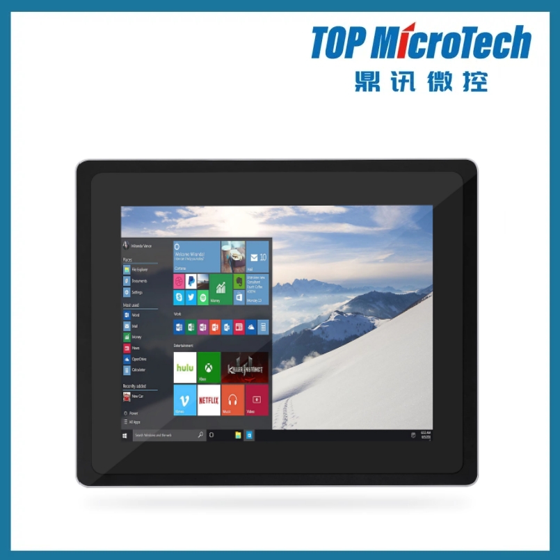 12.1 Inch Intelligent Embedded Fully Enclosed Industrial Control All in One Computer Android Capacitive Touch Display Screen