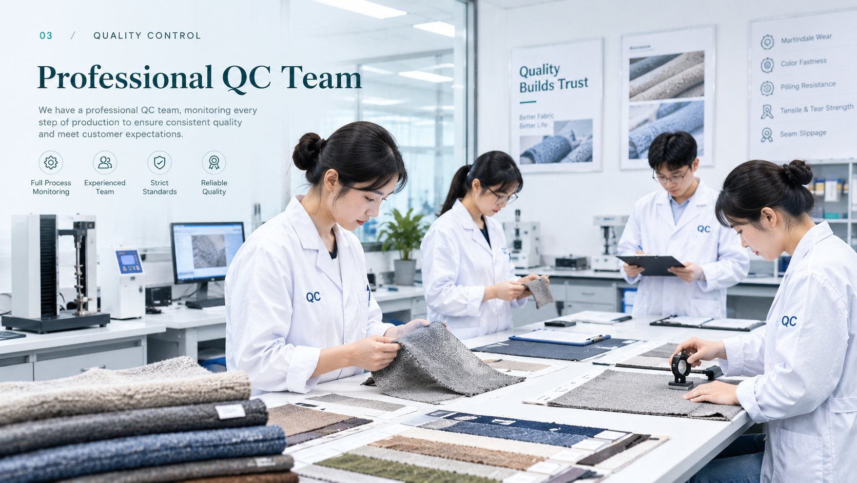 Professional QC Team A Dedicated Team Behind Every Order