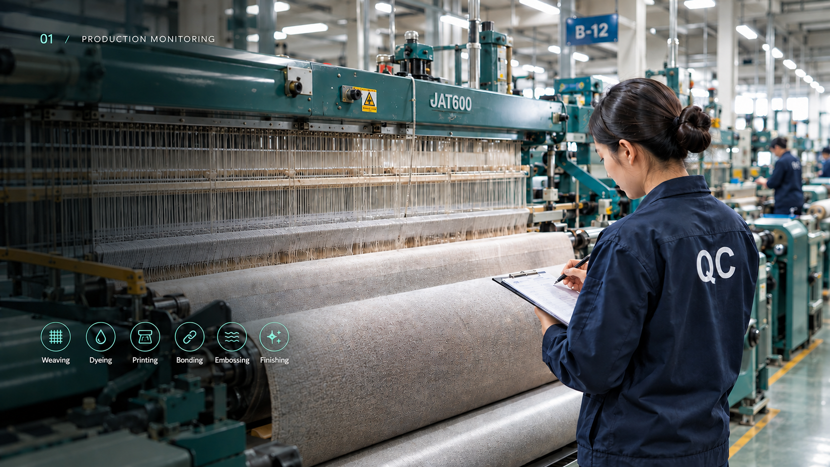 Quality Control Throughout Production From Production Line to Finished Fabric