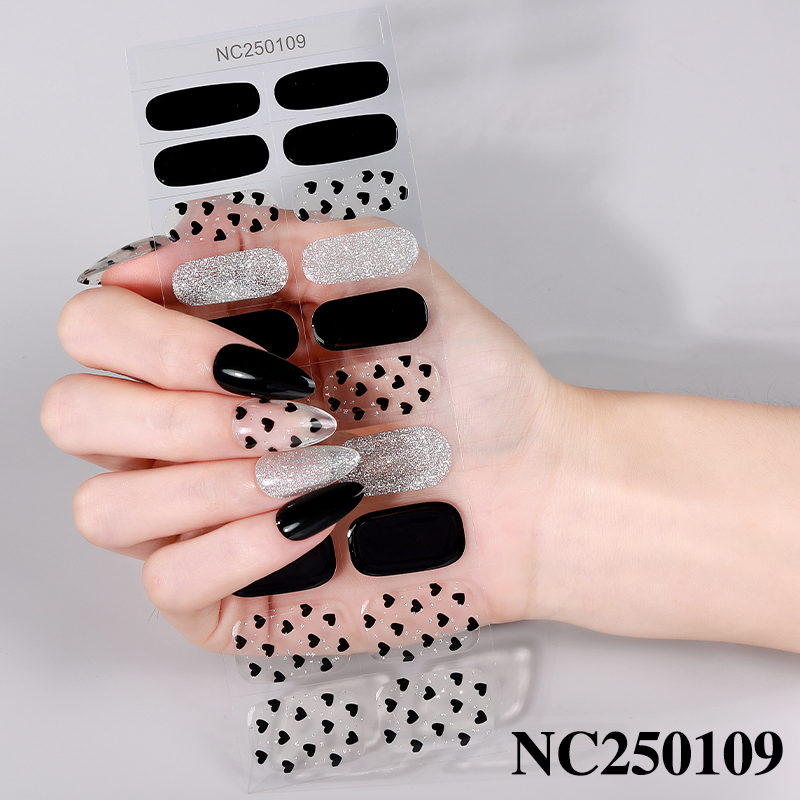 Wholesale Market Agents Low Cost High Quality Long Lasting Semi Cured UV Gel Nail Stickers