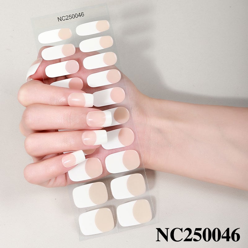 Chrome Mirror Gel Nail Stickers, UV Light Cured Long Wear Nail Wraps for Trendy Girls