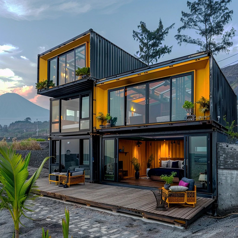 Wie viel wiegt ein Standard-40-Fuß-Containerhaus?