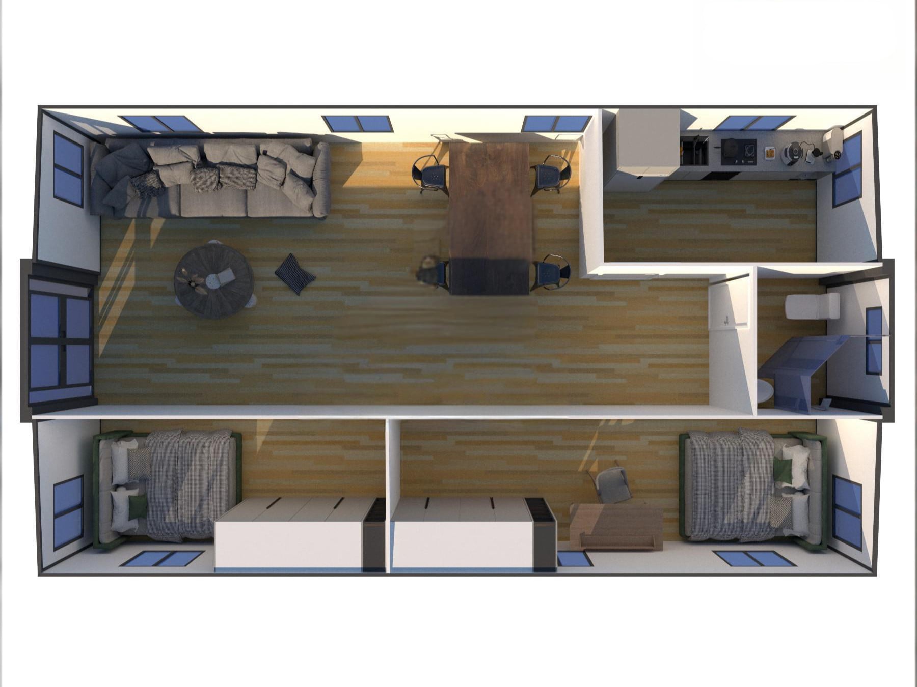 Product Overview – The Double-Wing Expandable Folding House