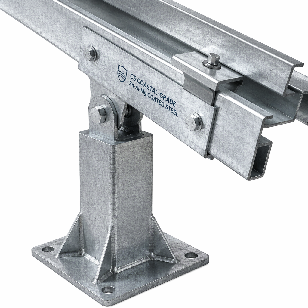 C5 Coastal-Grade Fixed-Tilt Ground Mount System