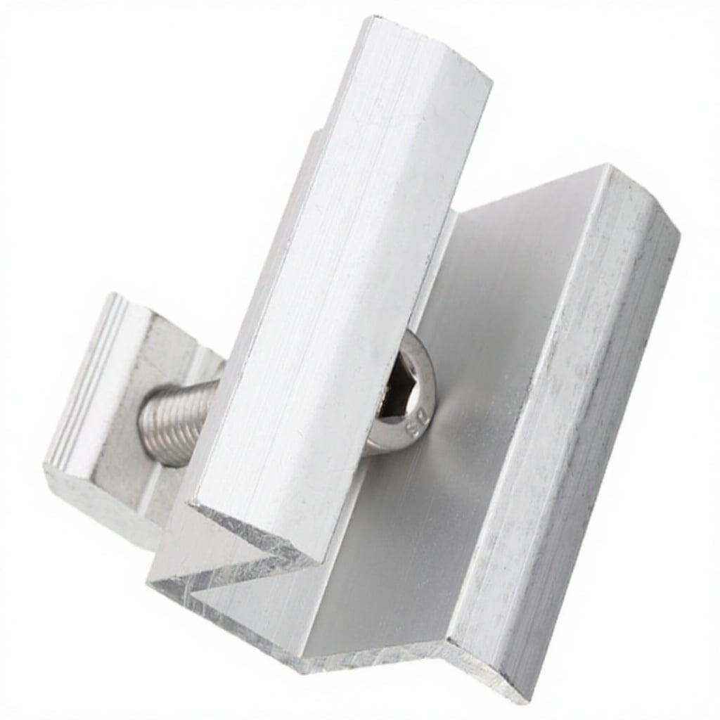 Solar Panel Clamps – Mid Clamp & End Clamp for 30-40mm Panels