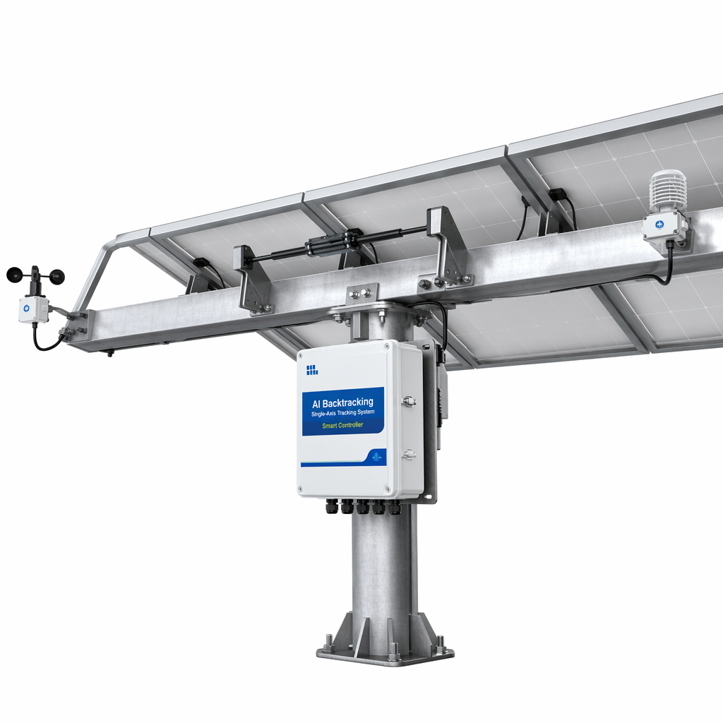 AI Backtracking Single-Axis Tracking System