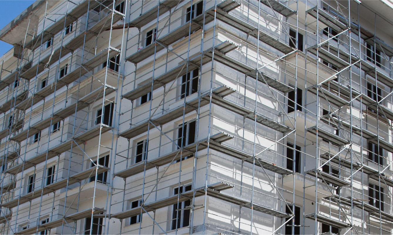 Solution d’échafaudage pour la construction