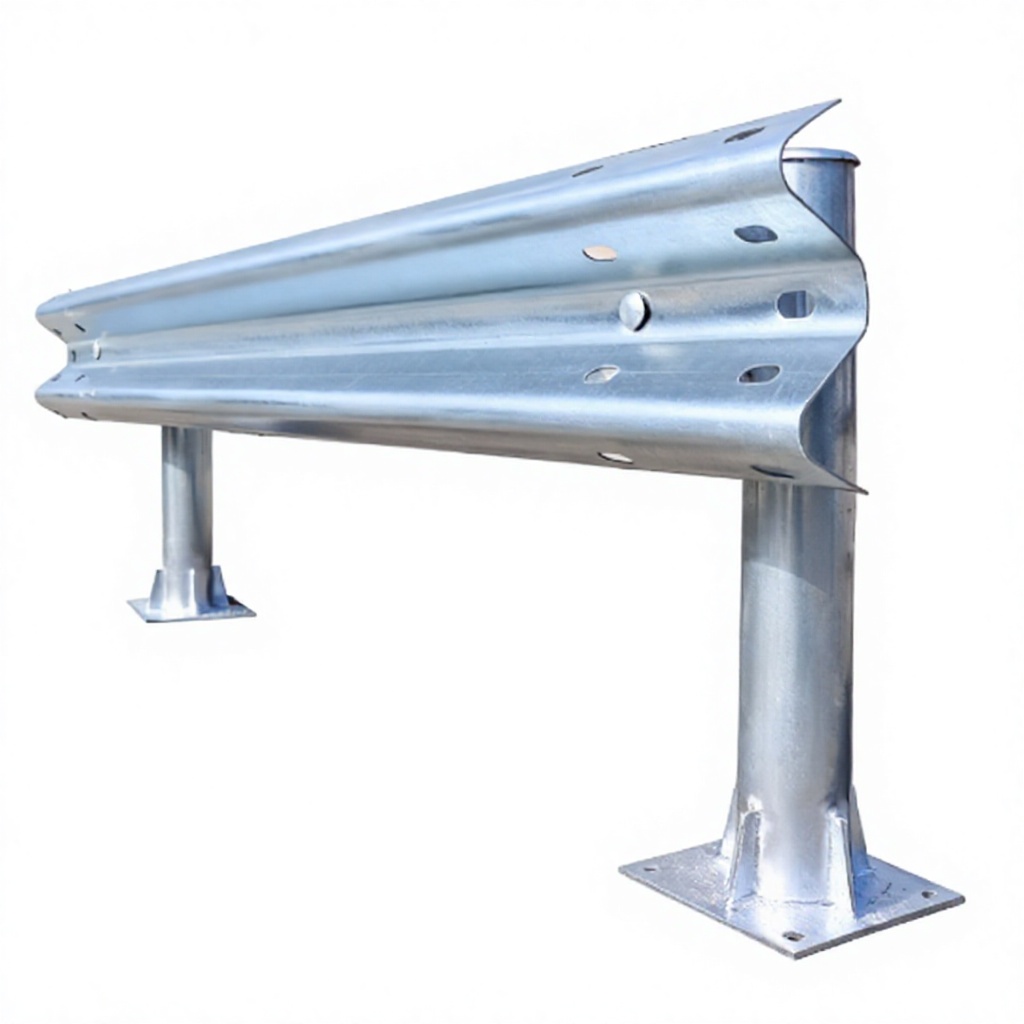 Why is the standard w beam profile with deep corrugations more effective for impact absorption?