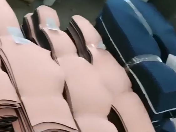 Industrial fabric cutting mass production capability