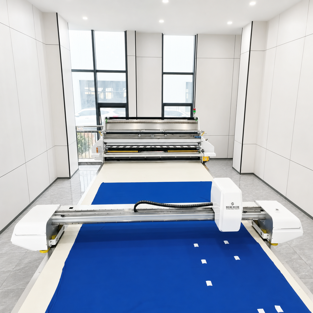 YINENGTECH CNC Auto Labeling Machine | High Speed Fabric Heat Printing Marker