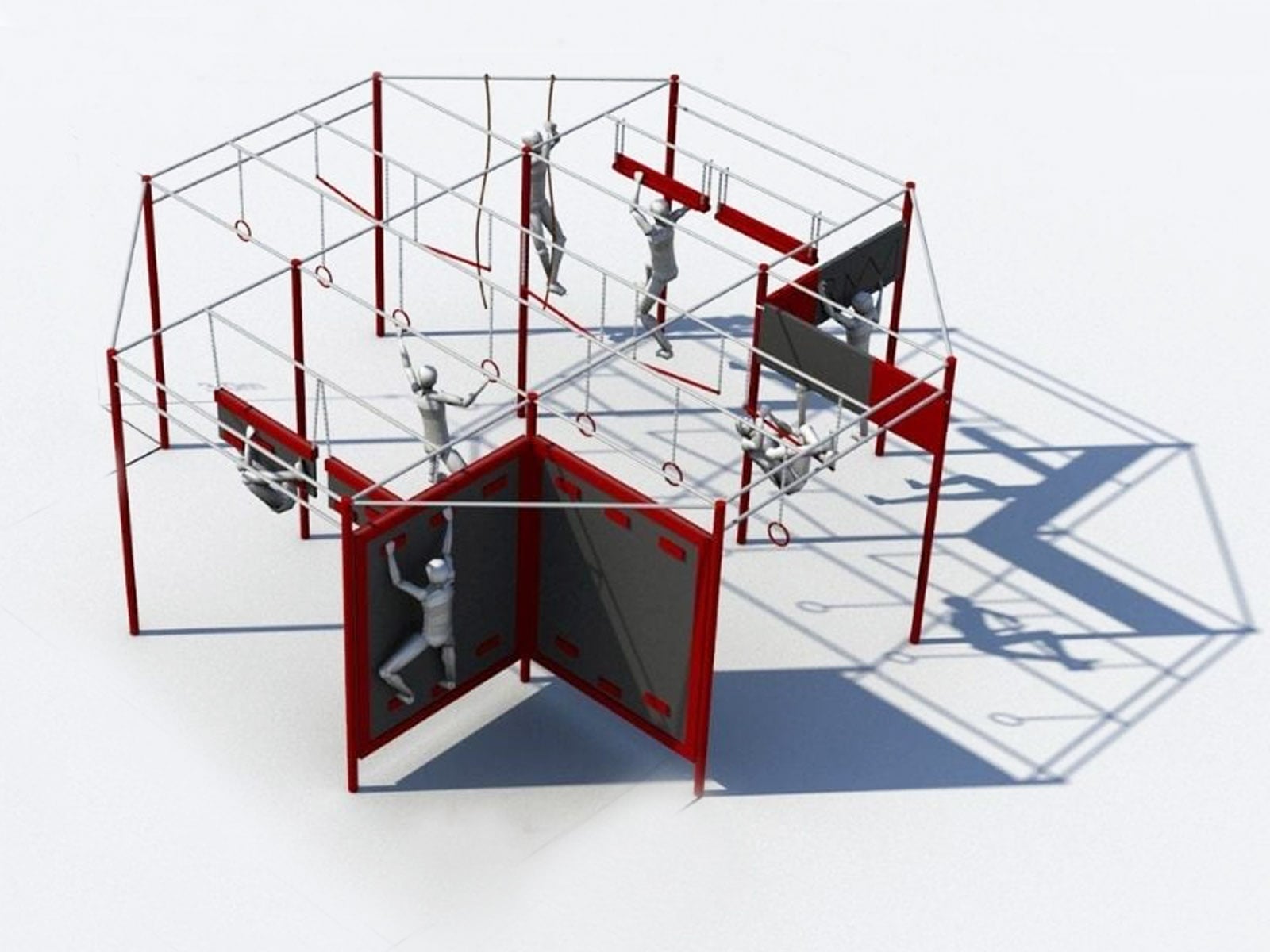 Ninja Warriors Course OCR Training cage supplier