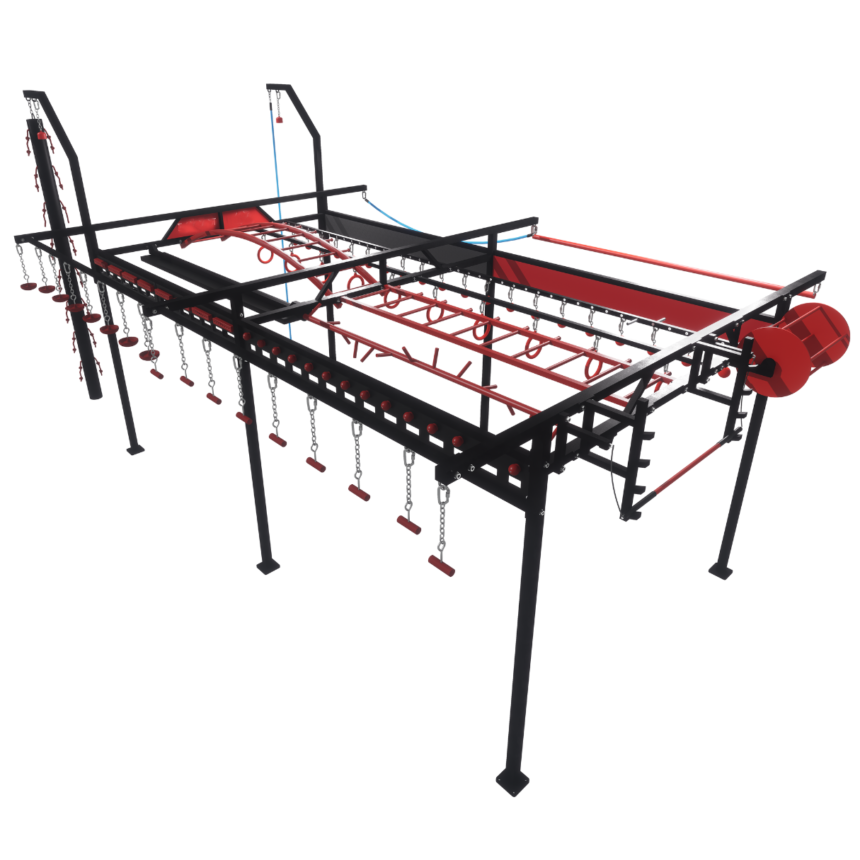 Complete training structure OCR CAGE – ELITE COMBO 2.3.3 T-REX for an OCR factory