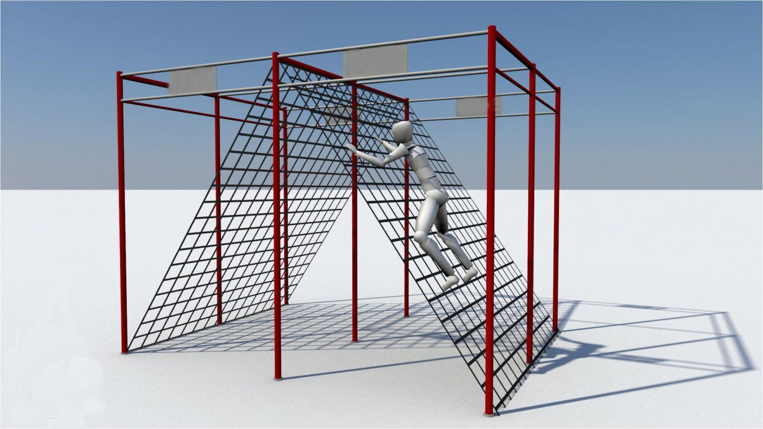 Gym Obstacle Cargo net climbing factory