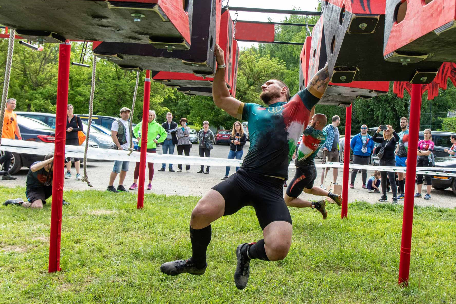 OCR ninja warriors running obstacle Dice factory