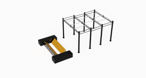 Backyard Ninja Warrior Obstacle Course The Hybrid Combo manufacture