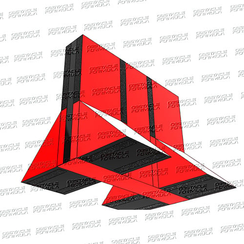 5 Piece Set Road Block Wall Section with 4 Quad Steps supplier
