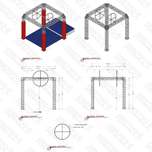 2025 New Olympics Sport Modern Pentathlon OCR Racing Obstacles UIPM Obstacle Steps supplier