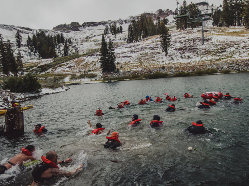 Элементы тренировки Spartan Race Глубоководное препятствие ПЛАВАНИЕ