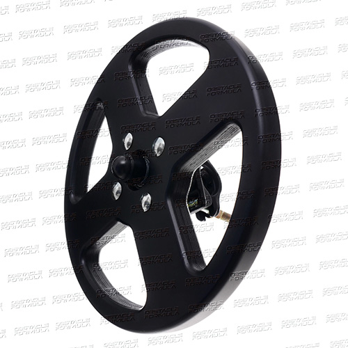 WOODEN SPINNING WHEEL 40CM (TRIANGLES) factory