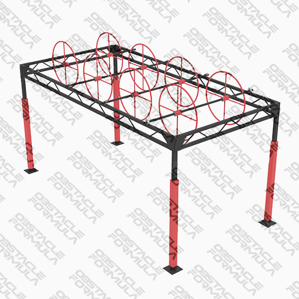 2025 New World Championships Modern Pentathlon 100M Obstacls Racing Course UIPM Obstacles Wheels factory