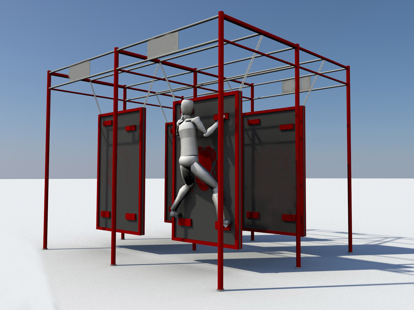 Big climbing wall factory