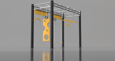 Ninja Warrior Course with Obstacles The Hybrid Deluxe details