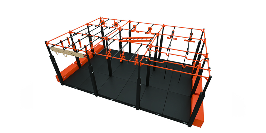 Ninja Course Steel Structure With Airbag factory