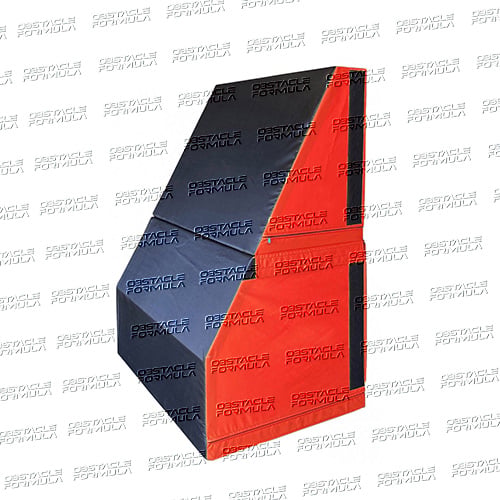 Parkour Soft Equipment 2 Section Slant Wall manufacture