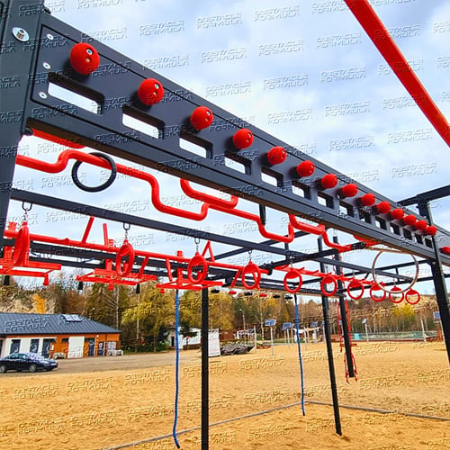 BOARD WITH HOLES AND HALFBALLS – OCR OBSTACLE factory