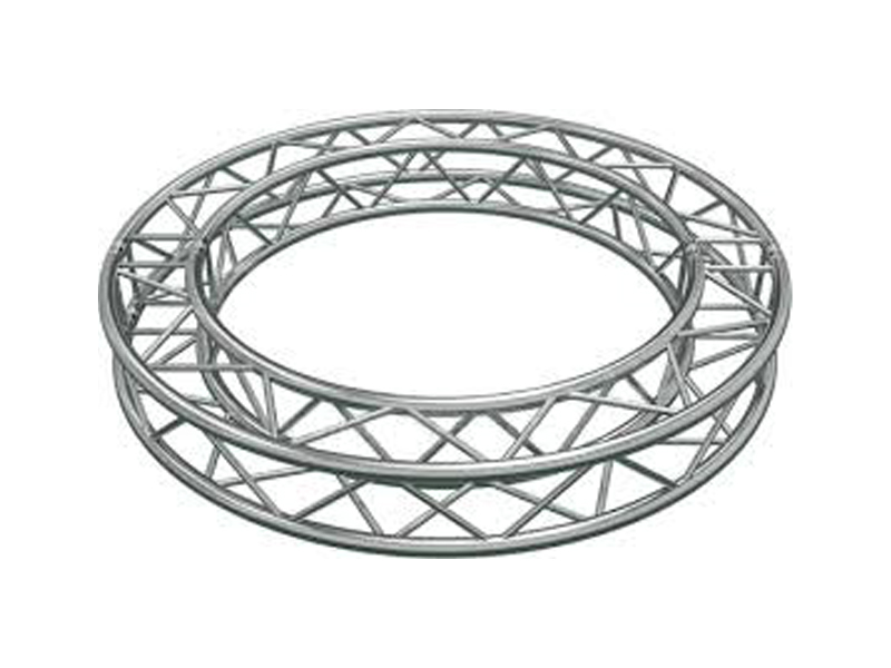 220mm square truss from 1m to 10m diameter circles details