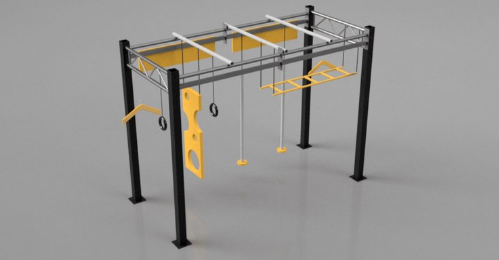 Ninja Warrior Course with Obstacles The Hybrid Deluxe factory