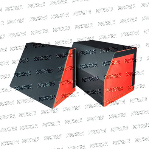 Parkour Soft Equipment 2 Section Slant Wall supplier