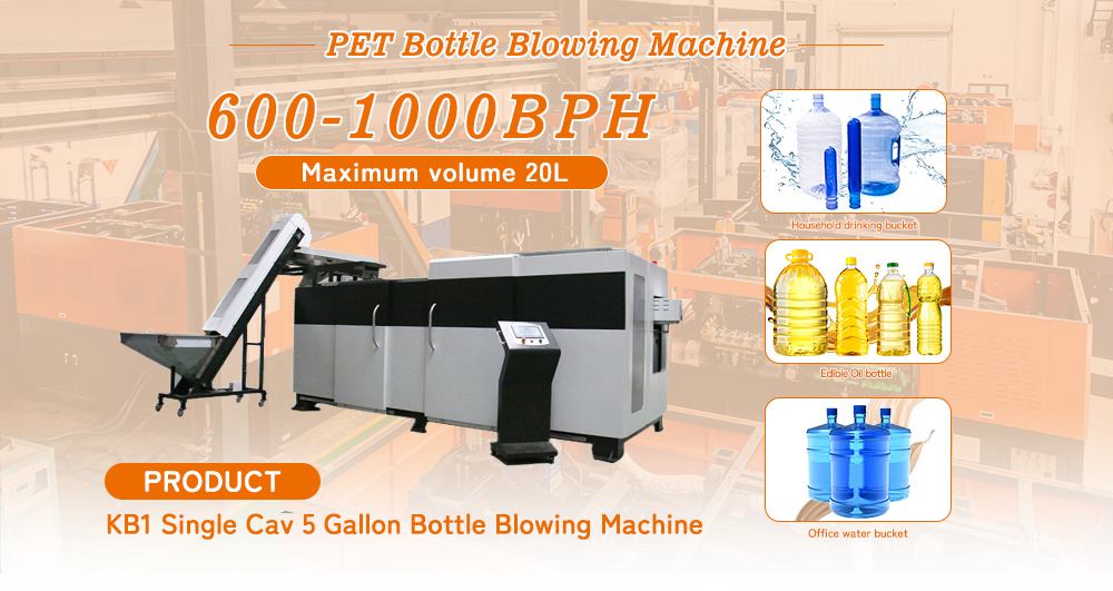KB1 5 Galon Mesin Tiup Botol PET Rongga Tunggal