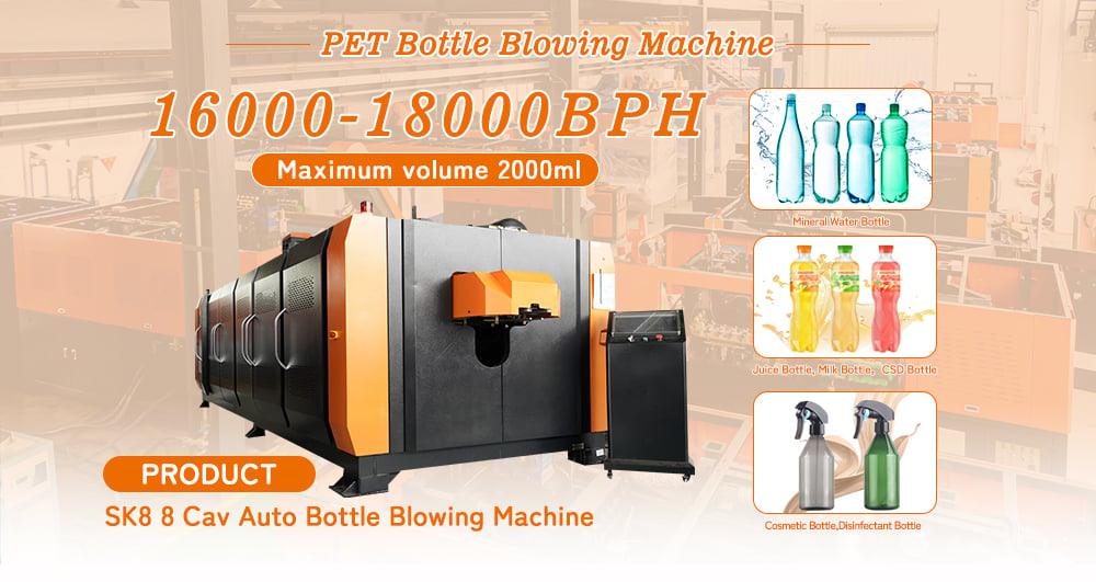 Mesin Pembuat Botol Air SK8 8 Rongga 16000BPH