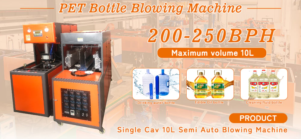 YC-10L-1 250BPH 3 Gallon Mesin Tiup Botol Air Semi Otomatis 3 Galon