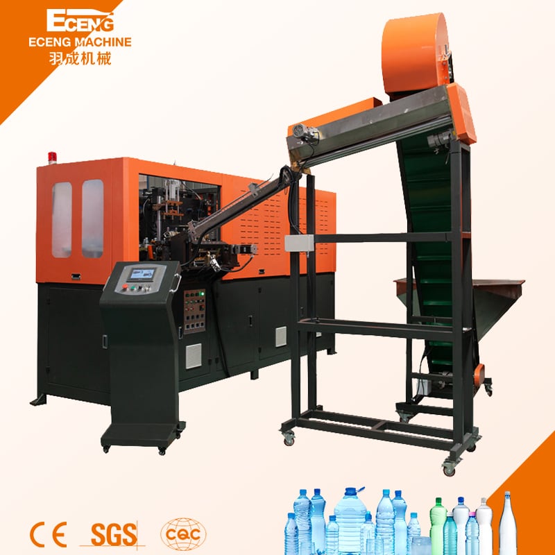 Línea de producción automática de botellas Q4500 4500BPH 3 cavidades