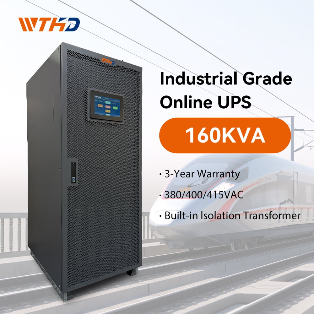Industrial Online UPS 160KVA 3 Three Phase Uninterruptible Backup  Power Supply 160KW 200KVA 300KVA 400KVA 500KVA