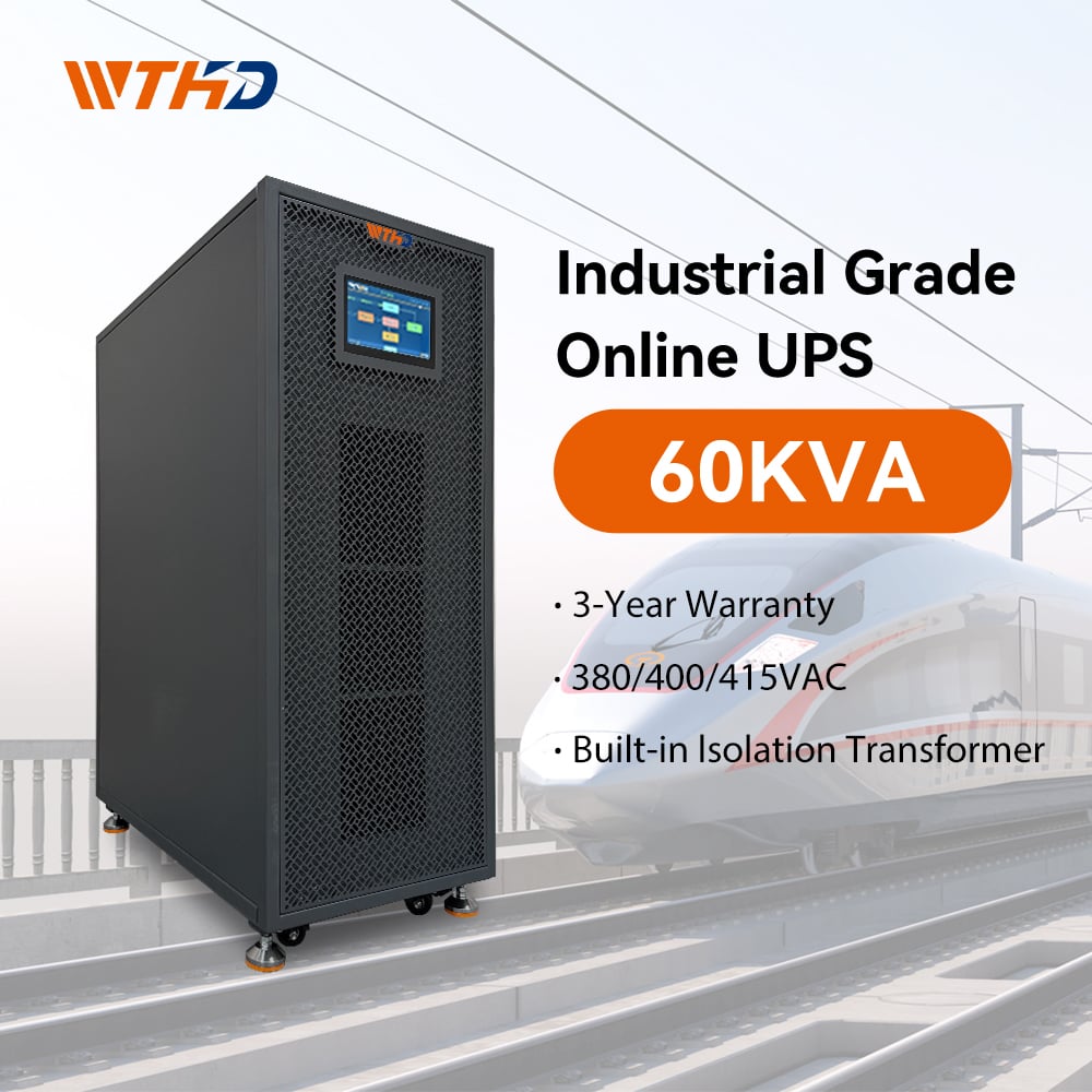 Industrial Ups 60kva 3 Phase Ups 60KW 60 KVA for Elevators Online Ups Backup Power Supply