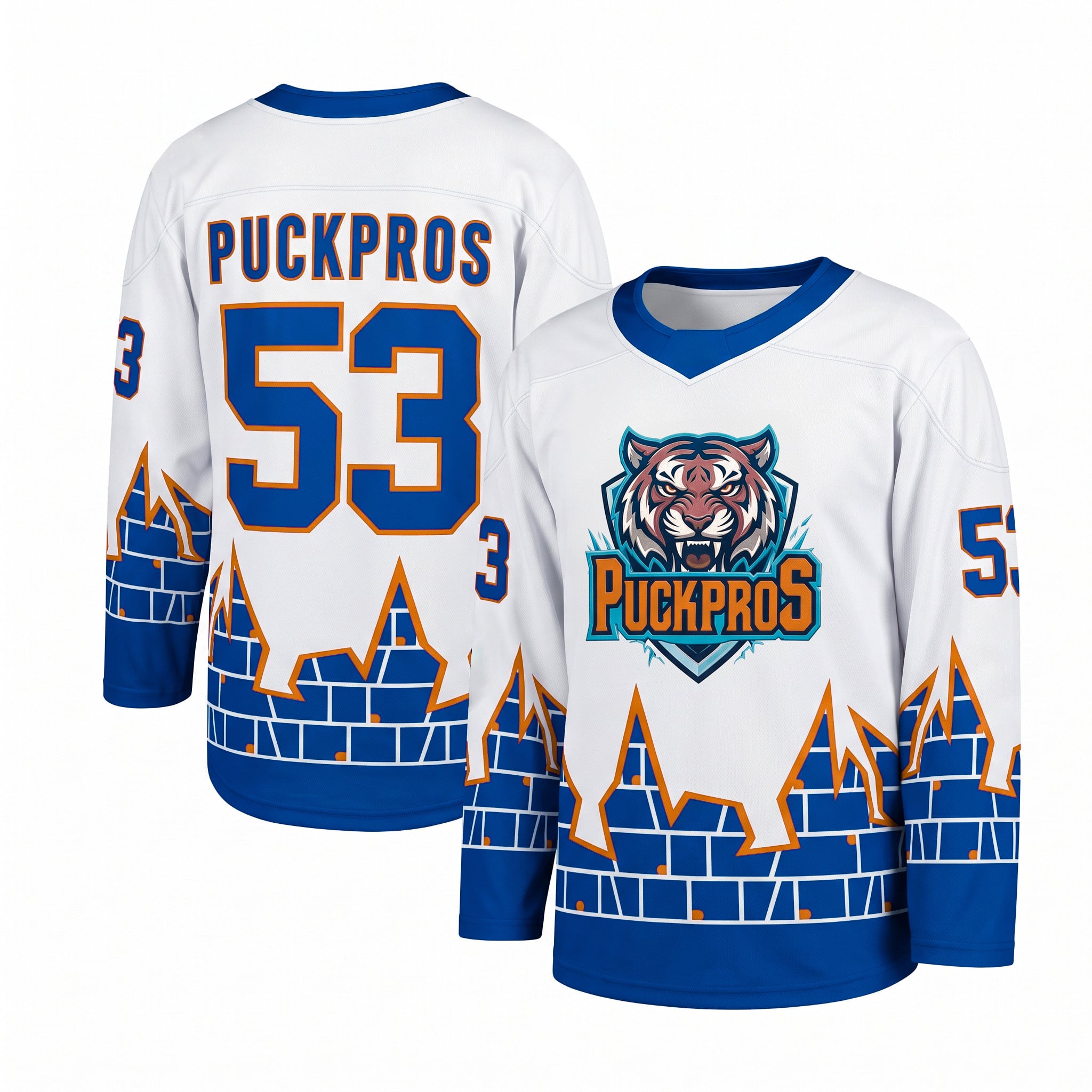 Practice Ice Hockey Jersey Full Sublimation 220gsm Custom