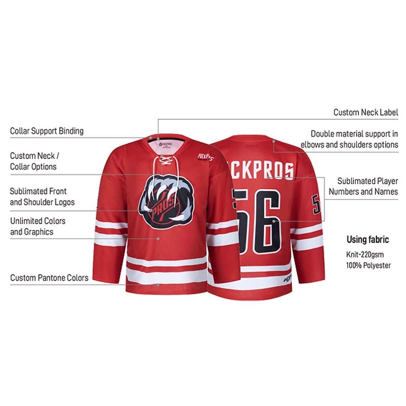 Custom hockey jerseys-Design game ice hockey jersey