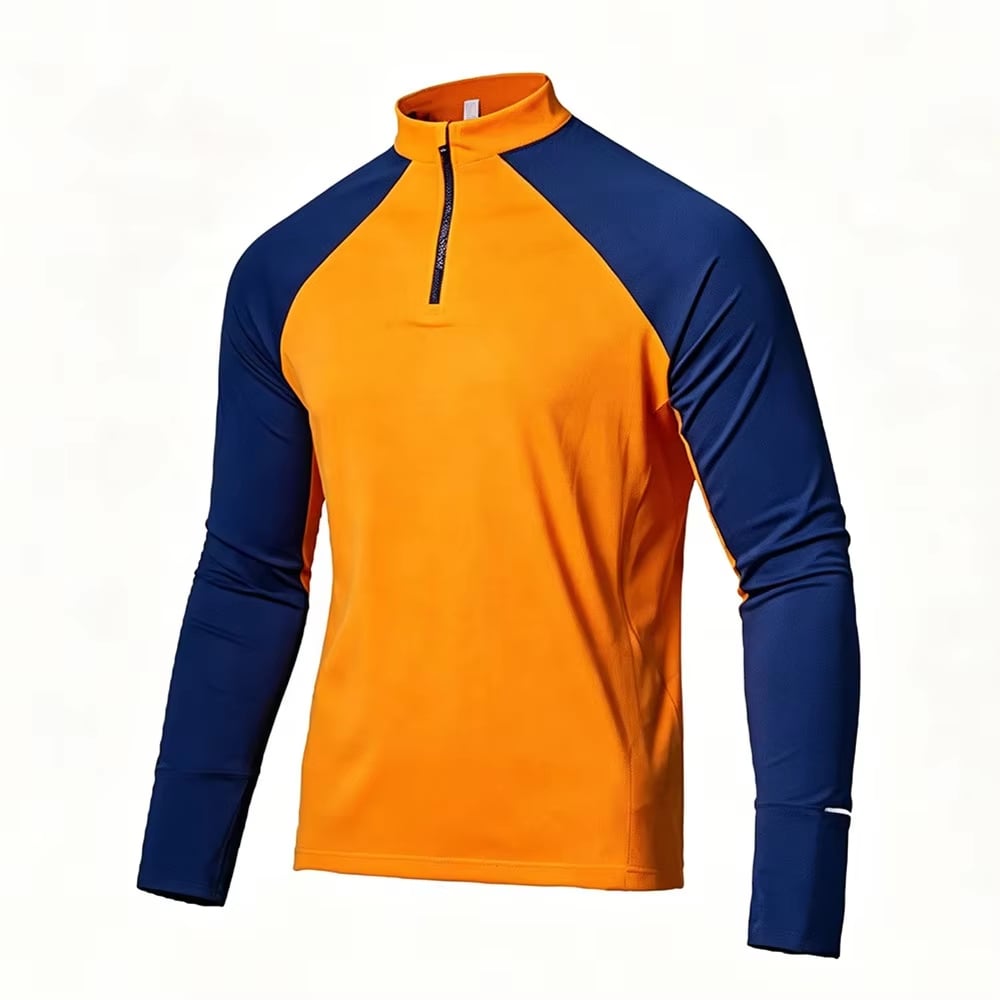 Mužské sportovní svetry s kapuci, vysoce kvalitní, individuálně zhotovené, s vzorem, polozatahovací, dlouhé rukávy, běžecké tričko, velké velikosti, dýchací, rychleschnoucí