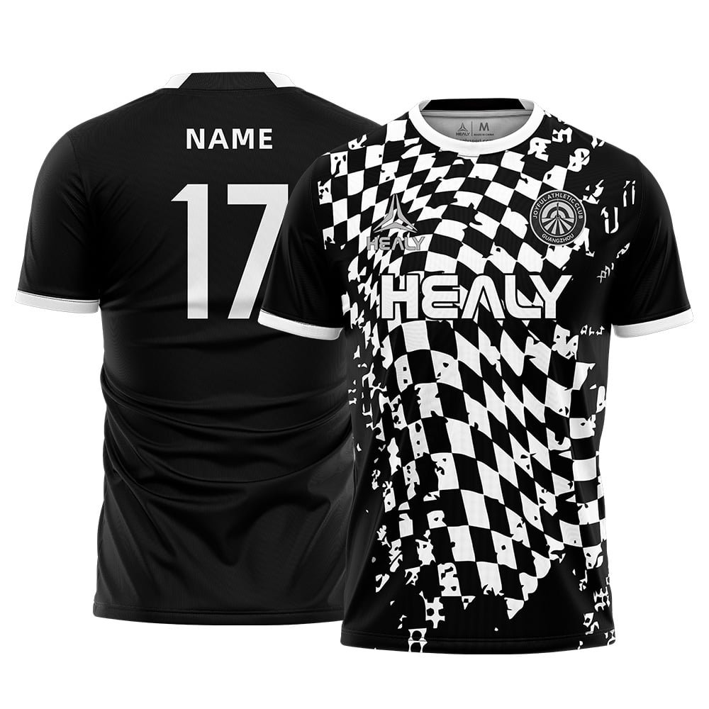 OEM Digital Printing Dry-fit Polyester Crew Neck Fashion Forward Football Shirts Player Version Quick Dry Breathable Soccer Top