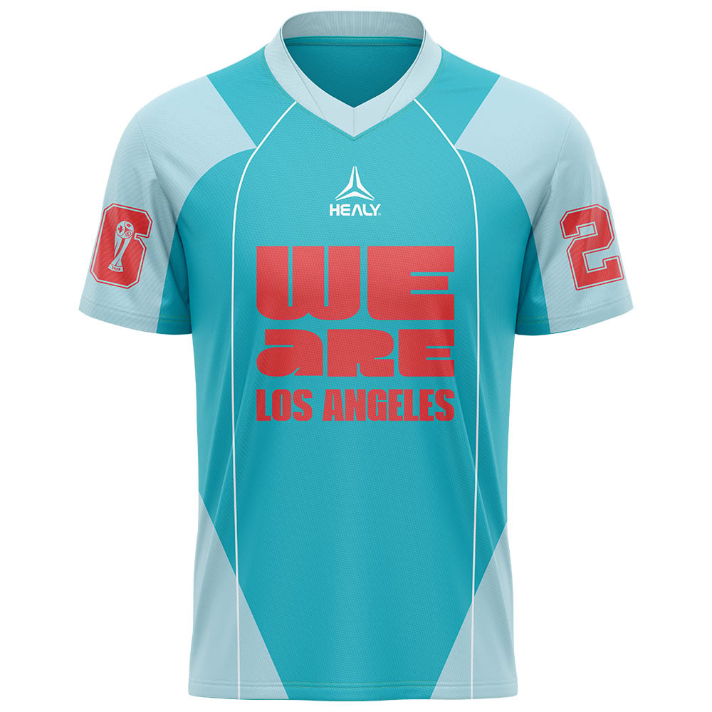 Ensemble de maillots de football unisexe, coupe carrée et courte, surdimensionné, personnalisé, col en V, respirant, léger et à séchage rapide