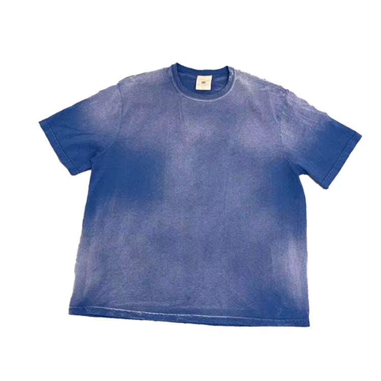 Přizpůsobitelná mužská trička z těžké bavlny, nadměrně velká, vysoké hmotnosti, vintage streetwear, vintage oblečení