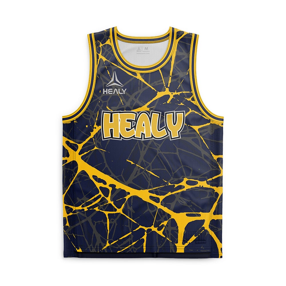 HEALY Adult Custom Design Logo Basketball Jersey Set Training Sublimation Moisture-Wicking Basketball Uniform New Arrivals