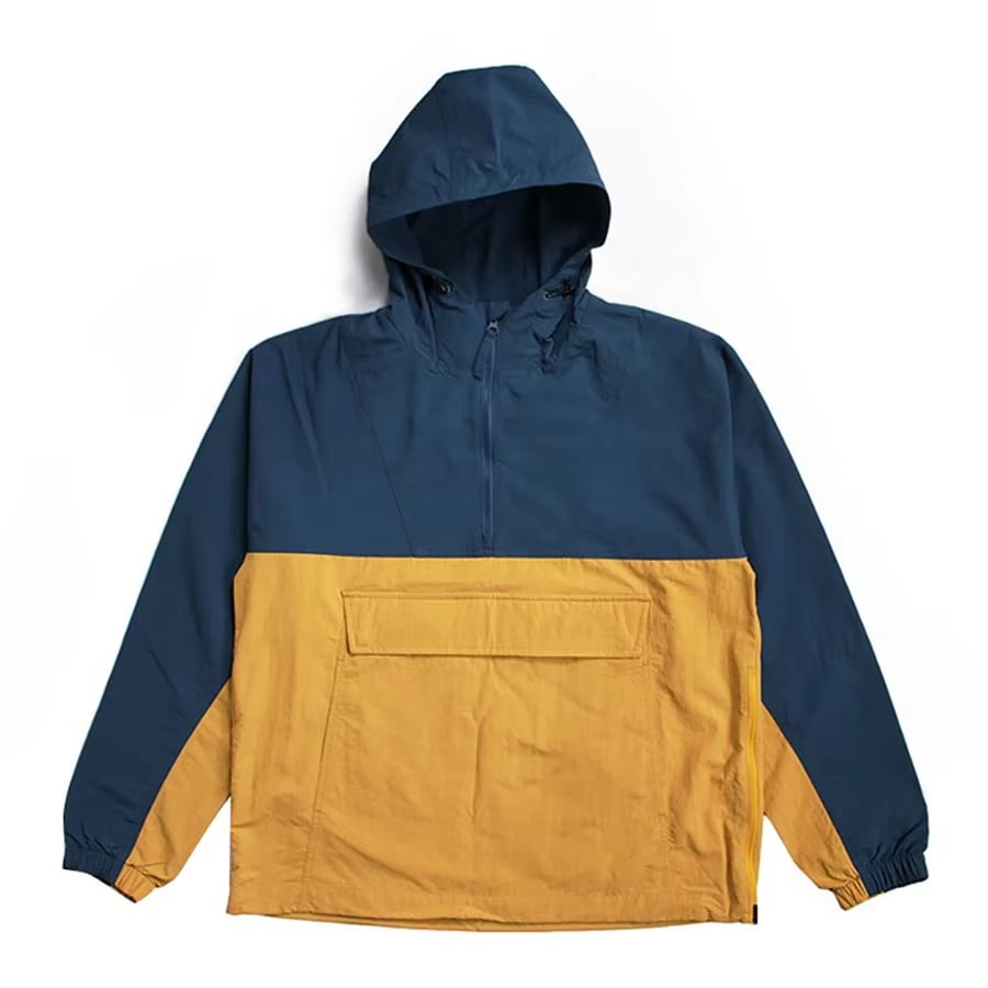 Na objednávku vyráběná větroplášť s uzávěrem na zip, měkký plášť, nepropouštějící vodu, pánská unisex nylonová sportovní souprava s elastickými manžetami